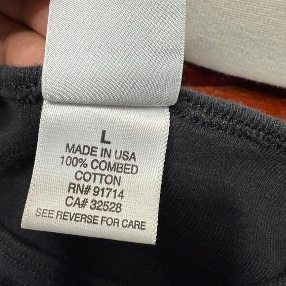 Y2K Punk Baby Tee - Size S - Armani Exchange - Black Heart Logo Cap Sleeve Top - Picture 5 of 8